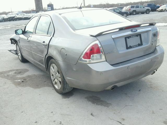 3FAHP08138R202554 - 2008 FORD FUSION SEL GRAY photo 3