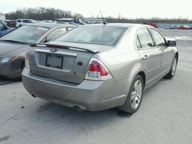 3FAHP08138R202554 - 2008 FORD FUSION SEL GRAY photo 4