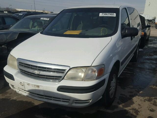 1GNDX03EX2D147370 - 2002 CHEVROLET VENTURE WHITE photo 2