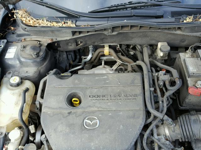 1YVHZ8CH2A5M00813 - 2010 MAZDA 6 I Noir photo 7