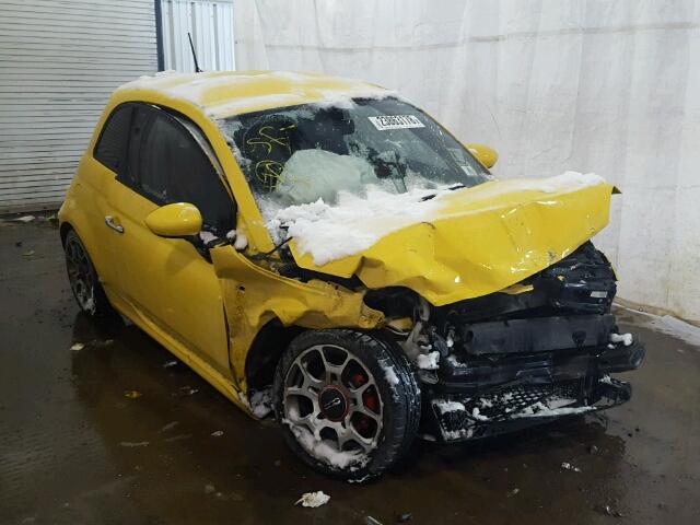 3C3CFFBRXDT543914 - 2013 FIAT 500 SPORT YELLOW photo 1