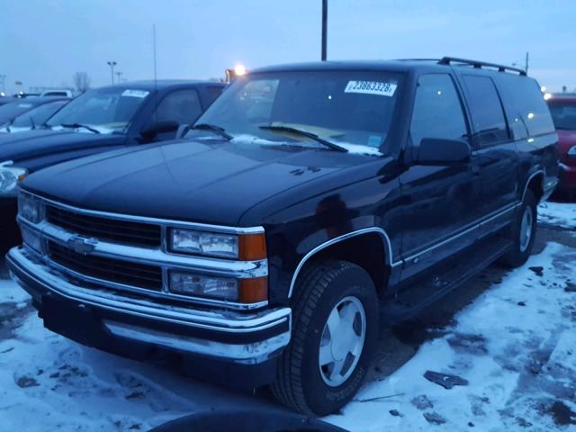 3GNFK16R1VG183385 - 1997 CHEVROLET SUBURBAN K BLACK photo 2