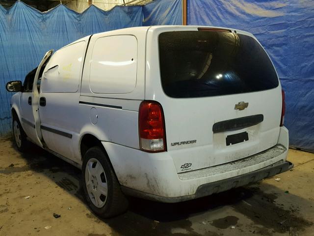 1GBDV13117D128400 - 2007 CHEVROLET UPLANDER I WHITE photo 3