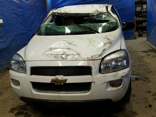 1GBDV13117D128400 - 2007 CHEVROLET UPLANDER I WHITE photo 9