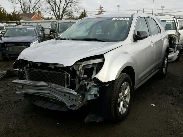 2GNALBEK9D1257810 - 2013 CHEVROLET EQUINOX LS SILVER photo 2