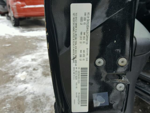 1B3ES56C45D115233 - 2005 DODGE NEON SXT BLACK photo 10