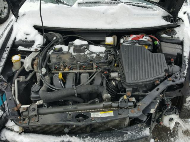 1B3ES56C45D115233 - 2005 DODGE NEON SXT BLACK photo 7