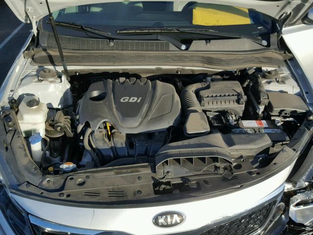 5XXGN4A7XDG241359 - 2013 KIA OPTIMA EX SILVER photo 7