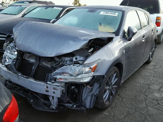 JTHKD5BH0D2127563 - 2013 LEXUS CT 200 BLUE photo 2