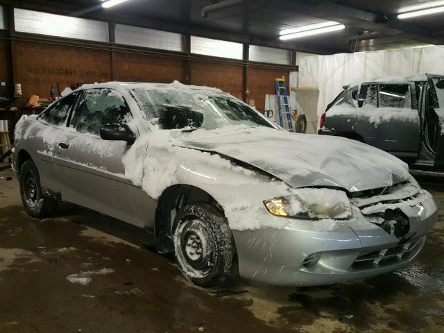 1G1JC12F537162259 - 2003 CHEVROLET CAVALIER SILVER photo 1