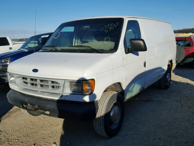 1FTNE24L91HB12662 - 2001 FORD ECONOLINE WHITE photo 2