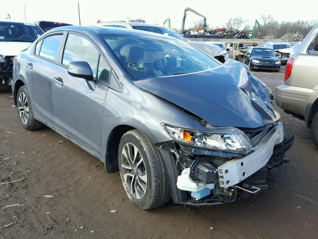 19XFB2F85DE262834 - 2013 HONDA CIVIC EX ნაცრისფერი ფოტო 1