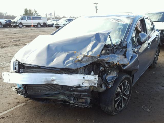 19XFB2F85DE262834 - 2013 HONDA CIVIC EX ნაცრისფერი ფოტო 2