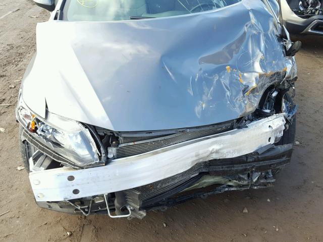 19XFB2F85DE262834 - 2013 HONDA CIVIC EX ნაცრისფერი ფოტო 7