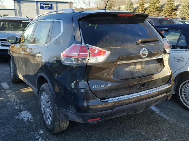 JN8AT2MV3GW135238 - 2016 NISSAN ROGUE S BLUE photo 3