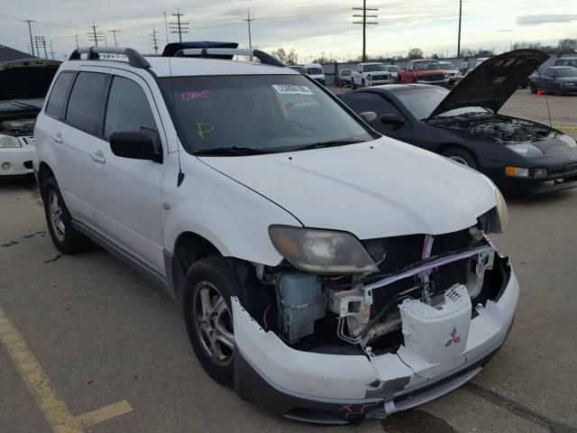 JA4LZ31F84U060222 - 2004 MITSUBISHI OUTLANDER WHITE photo 1