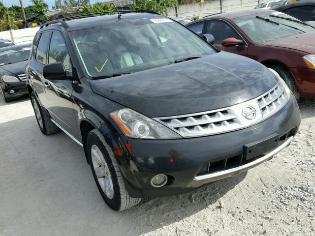 JN8AZ08W57W610068 - 2007 NISSAN MURANO SL BLACK photo 1