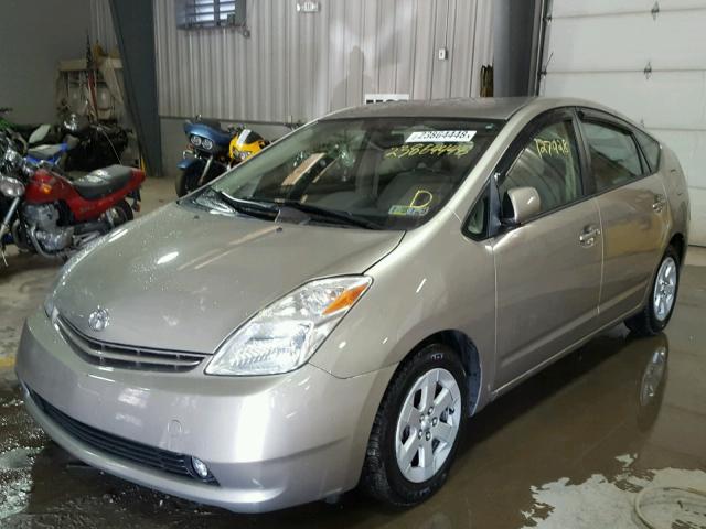 JTDKB20U253079548 - 2005 TOYOTA PRIUS BEIGE photo 2