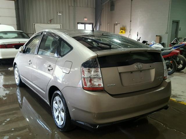 JTDKB20U253079548 - 2005 TOYOTA PRIUS BEIGE photo 3