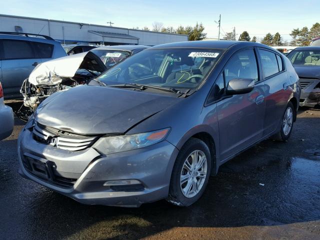 JHMZE2H72AS004741 - 2010 HONDA INSIGHT EX GRAY photo 2