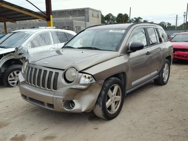 1J8FT57W77D145914 - 2007 JEEP COMPASS LI TAN photo 2