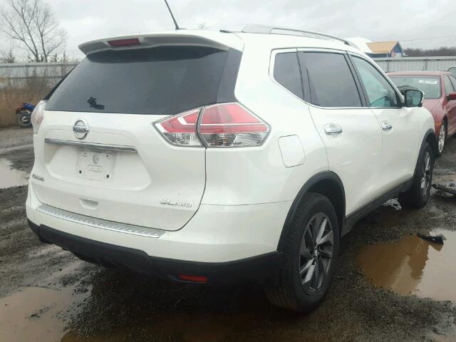 5N1AT2MV8GC766933 - 2016 NISSAN ROGUE S WHITE photo 4