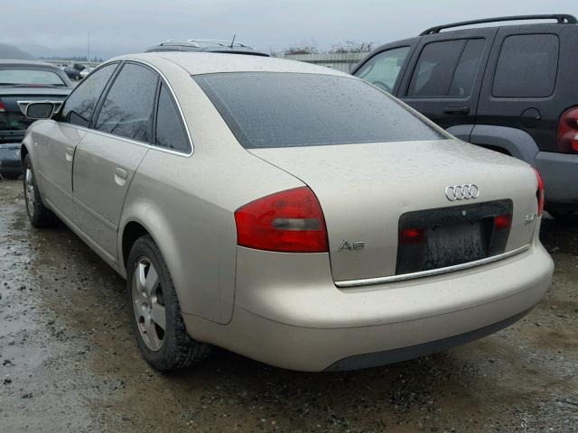 WAUED54B91N140827 - 2001 AUDI A6 2.7T QU BEIGE photo 3