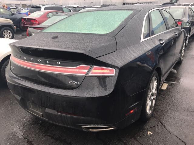 3LN6L2LU3ER807742 - 2014 LINCOLN MKZ HYBRID BLACK photo 4