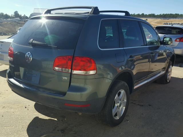 WVGBC77L44D069888 - 2004 VOLKSWAGEN TOUAREG 3. GREEN photo 4