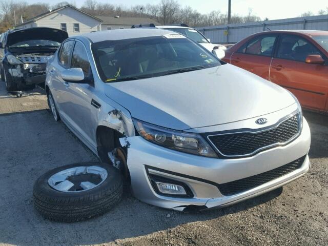 5XXGM4A70FG503427 - 2015 KIA OPTIMA LX SILVER photo 1