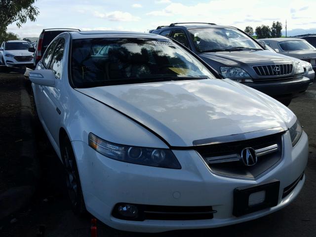 19UUA76537A007685 - 2007 ACURA TL TYPE S WHITE photo 1