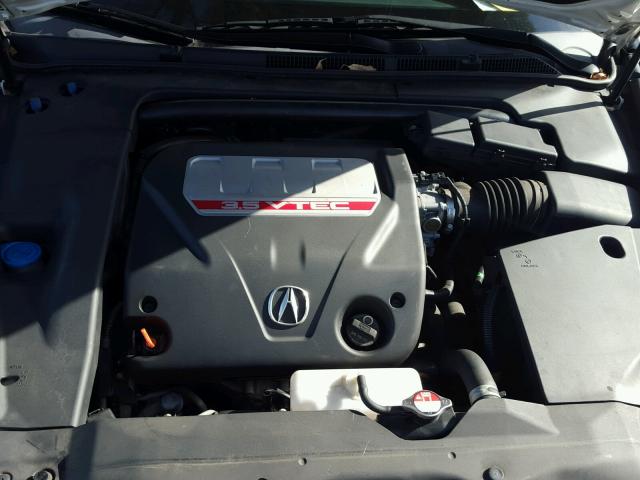 19UUA76537A007685 - 2007 ACURA TL TYPE S WHITE photo 7