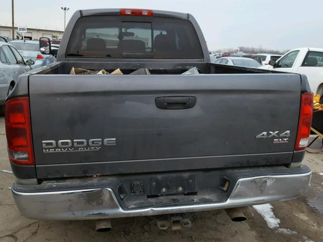 3D7KU28D93G752284 - 2003 DODGE RAM 2500 S GRAY photo 6