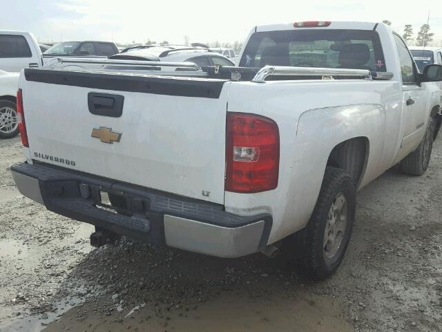 1GCEC14C87Z512182 - 2007 CHEVROLET SILVERADO WHITE photo 4