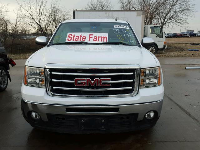 3GTP1VE05CG147688 - 2012 GMC SIERRA C15 WHITE photo 9