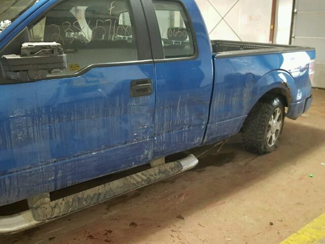 1FTRX14W99FB10272 - 2009 FORD F150 SUPER BLUE photo 9