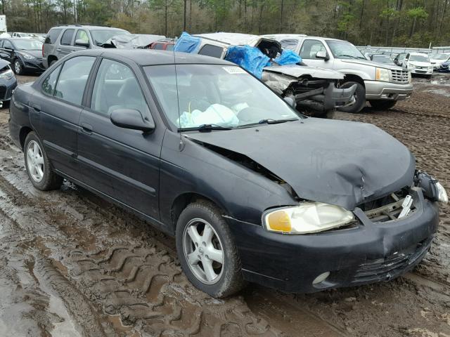 3N1CB51D02L664765 - 2002 NISSAN SENTRA XE BLACK photo 1