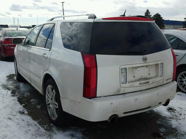 1GYEE437380129671 - 2008 CADILLAC SRX WHITE photo 3