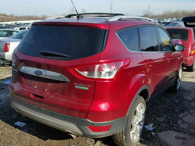 1FMCU0J91EUA27864 - 2014 FORD ESCAPE TIT BURGUNDY photo 4