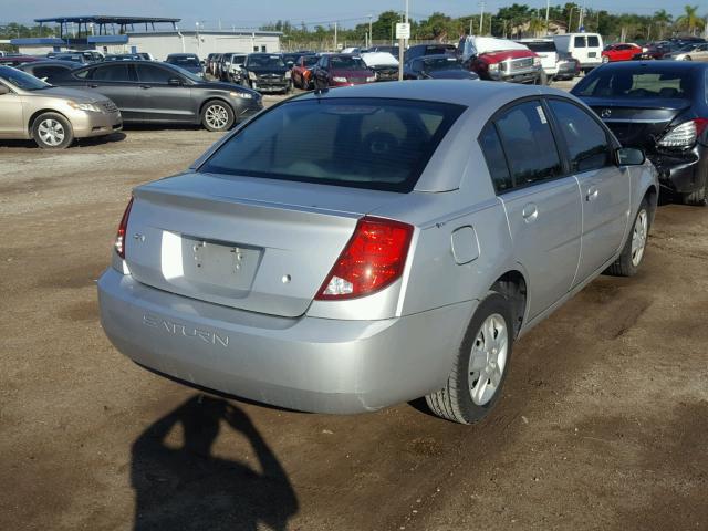 1G8AJ55F96Z139201 - 2006 SATURN ION LEVEL SILVER photo 4