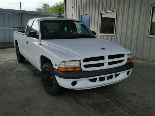 1B7GL23X3VS292412 - 1997 DODGE DAKOTA WHITE photo 1