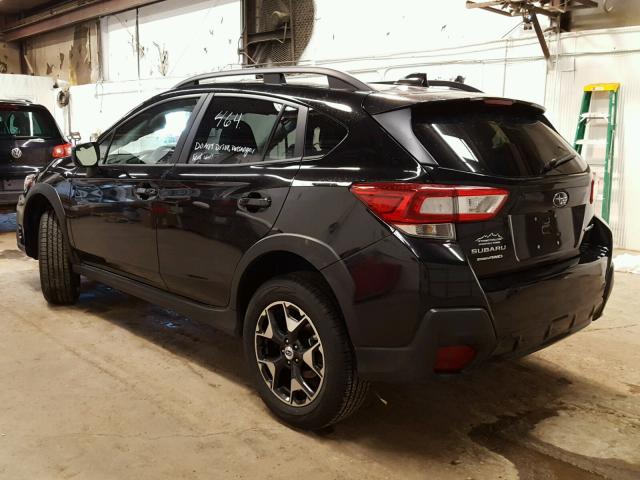 JF2GTABC6JH233517 - 2018 SUBARU CROSSTREK BLACK photo 3