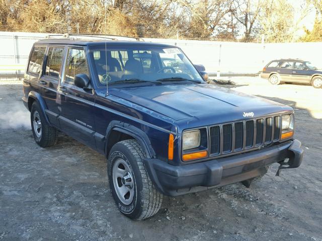 1J4FF48S81L614326 - 2001 JEEP CHEROKEE S BLUE photo 1