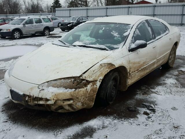 2B3HD46R62H307287 - 2002 DODGE INTREPID S WHITE photo 2