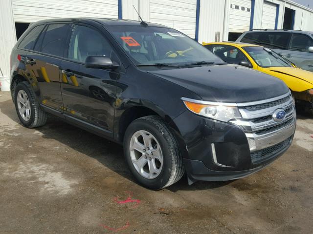 2FMDK3JC3DBE15738 - 2013 FORD EDGE SEL BLACK photo 1