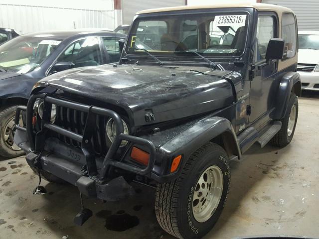 1J4FY49S9WP742051 - 1998 JEEP WRANGLER / BLACK photo 2