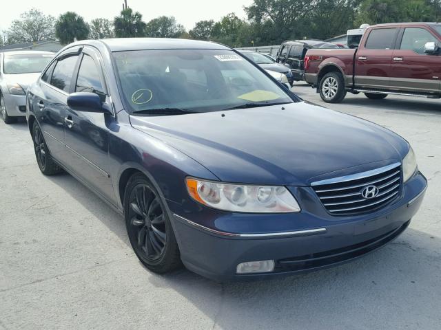 KMHFC46F06A084050 - 2006 HYUNDAI AZERA SE BLUE photo 1