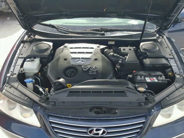 KMHFC46F06A084050 - 2006 HYUNDAI AZERA SE BLUE photo 7