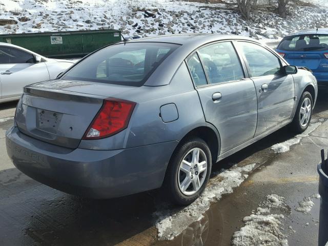 1G8AZ55F06Z208155 - 2006 SATURN ION LEVEL GRAY photo 4