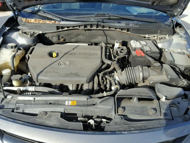 1YVHZ8BHXA5M21765 - 2010 MAZDA 6 I GRAY photo 7